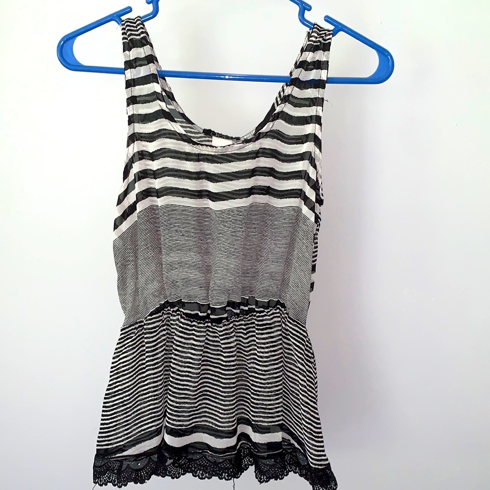 Black & White Tank